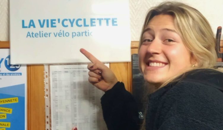 Mathilde Gros visite la Vie'Cyclette Éco